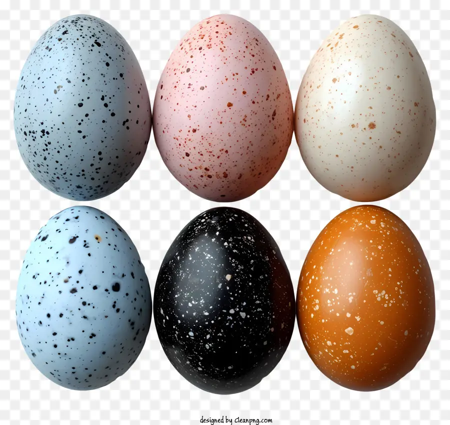 Telur Paskah，Telur Berwarna Warni PNG