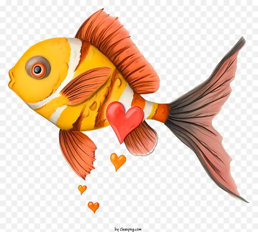 Ikan Valentine Yang Realistis，Ikan PNG