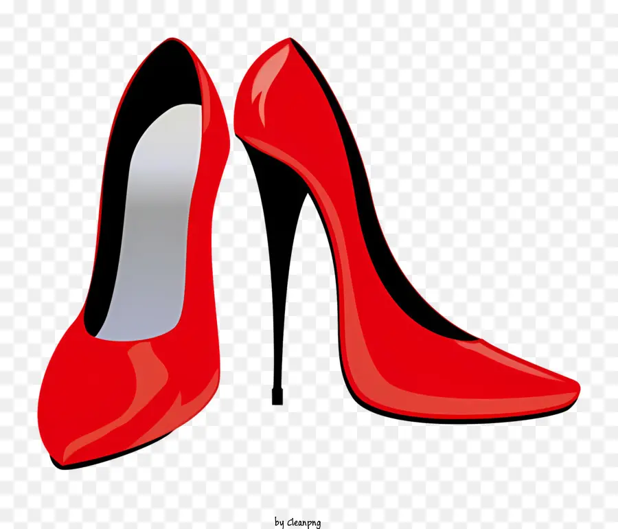 Sepatu Bertumit Tinggi Merah，Tumit Runcing PNG