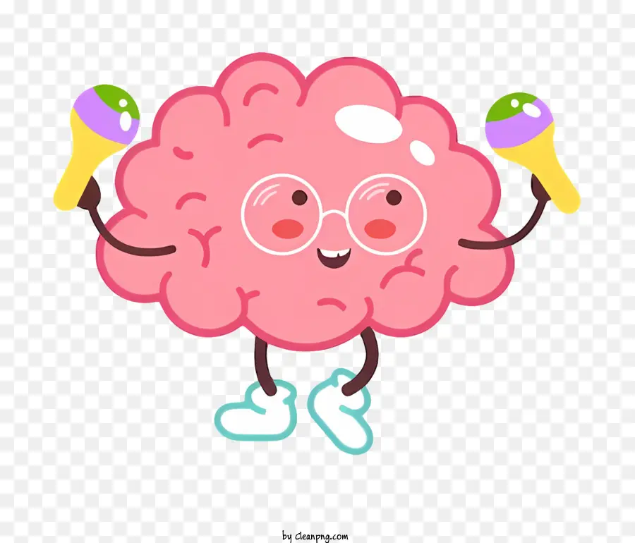 Kartun Otak，Karakter Otak Yang Lucu PNG