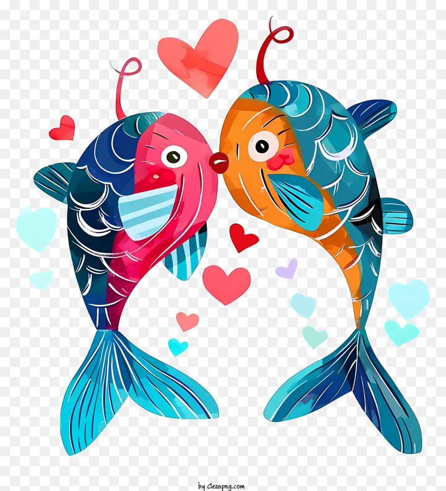 Ikan Valentine Datar，Mencium Ikan PNG