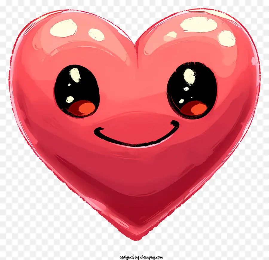 Jantung Emoji，Emoji Hati Merah Muda PNG