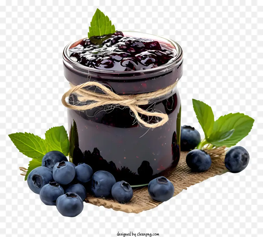 Kolak Buah Beri，Selai Blueberry PNG