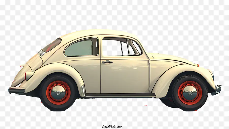 Mobil Putih，Vintage Volkswagen Beetle PNG