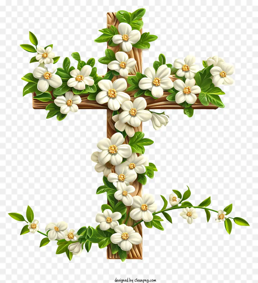 Selamat Paskah Salib，Salib Kayu PNG