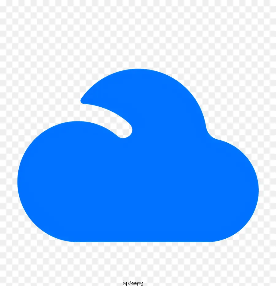 Cloud Ikon，Awan Biru PNG