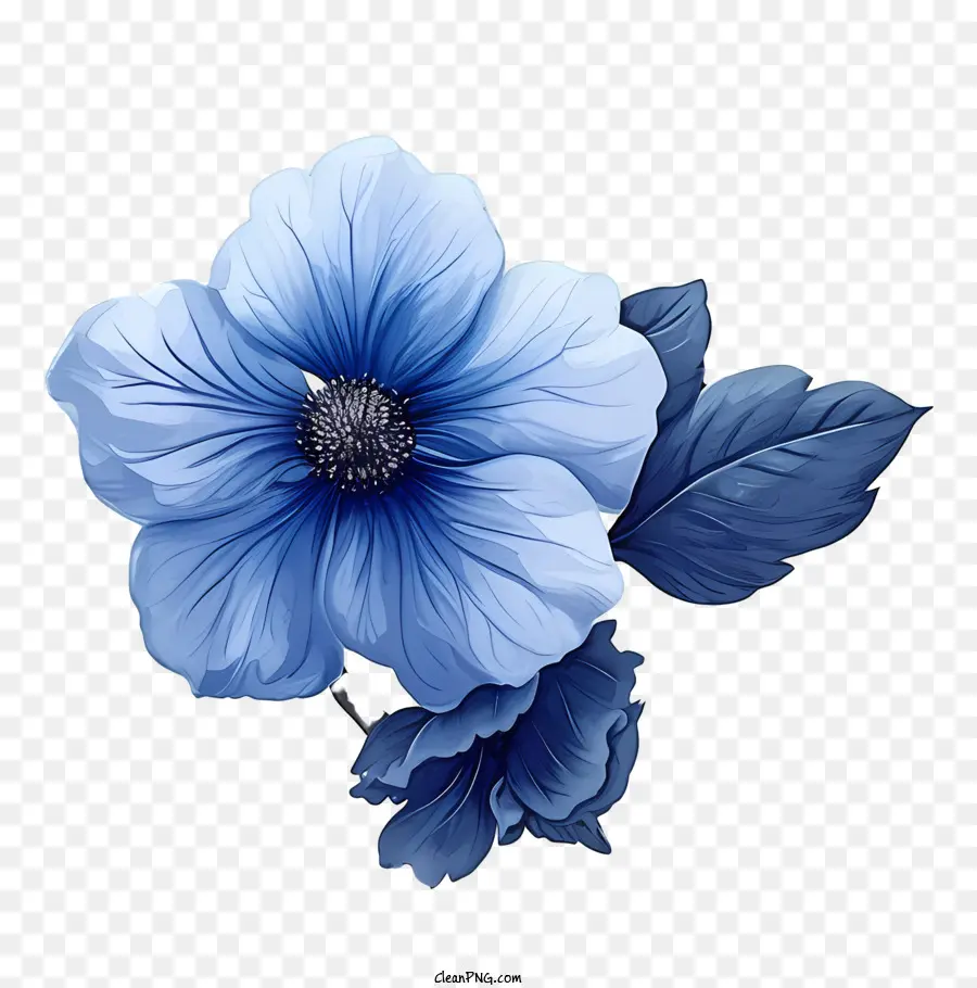 Latar Belakang Pola Bunga，Bunga Biru PNG
