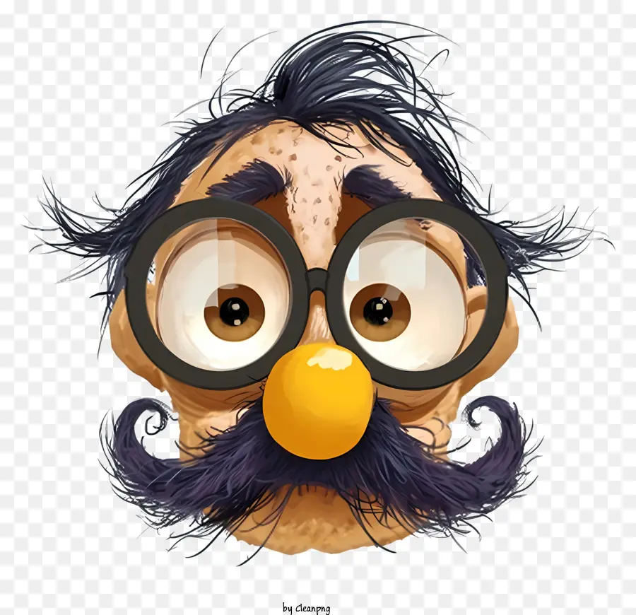 Desain Karakter Inventif，Kacamata Hidung Groucho Lucu PNG