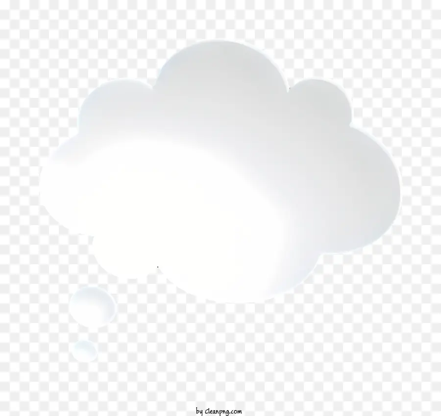 Pemikiran Awan，Cloud Berpikir Gelembung PNG