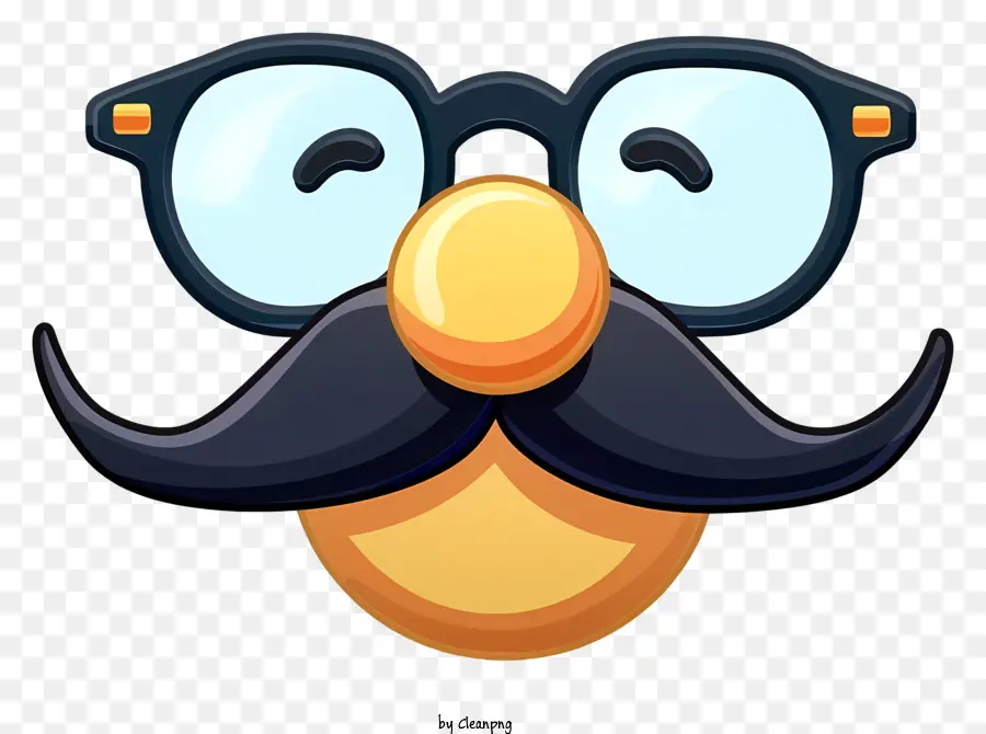 Kacamata Hidung Groucho Lucu Emoji，Karakter Kartun PNG