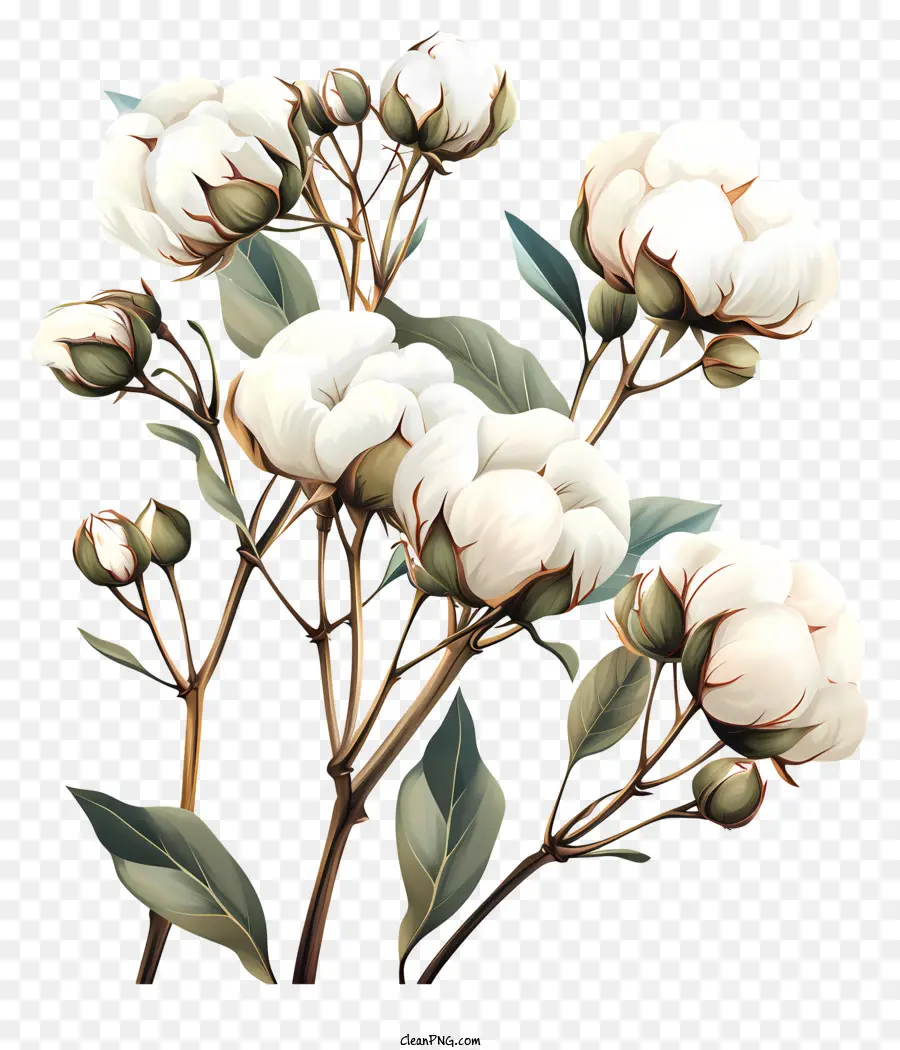 Bunga Kapas，Bunga Kapas Putih PNG