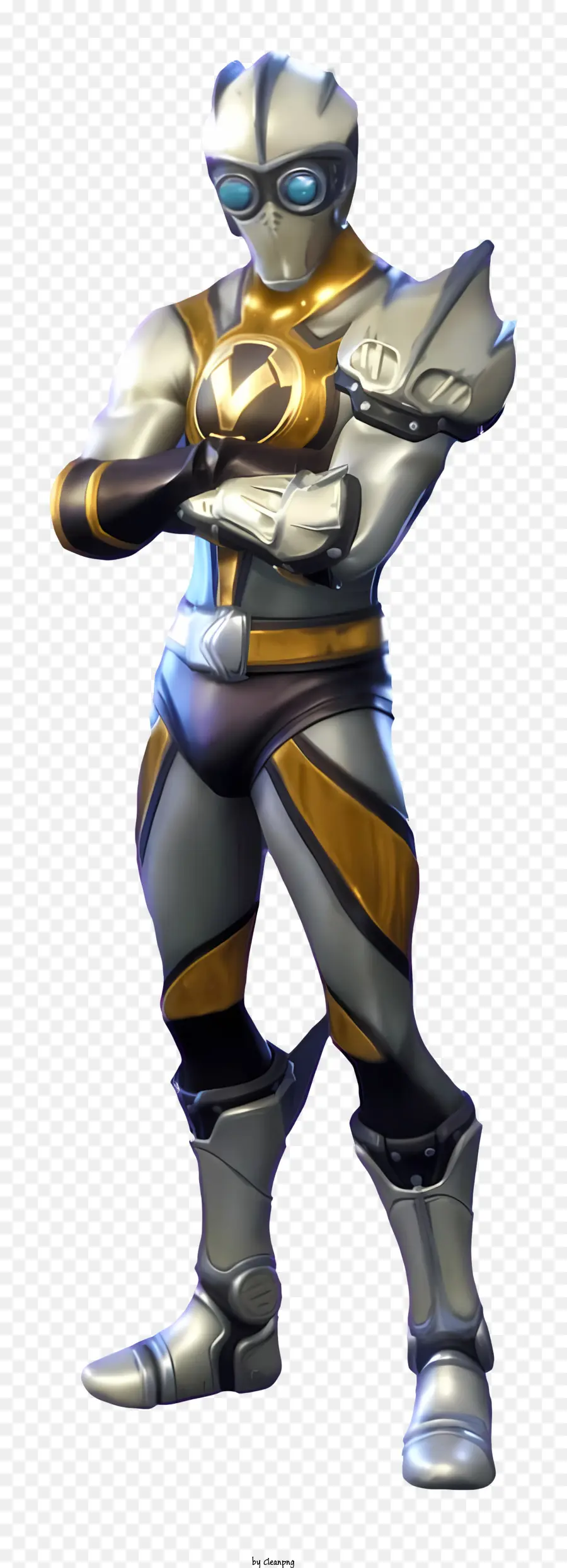 Fortnite，Robot Perak PNG