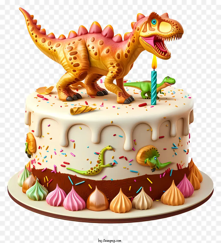 Kue Ulang Tahun Dinosaurus，Kue Dinosaurus PNG