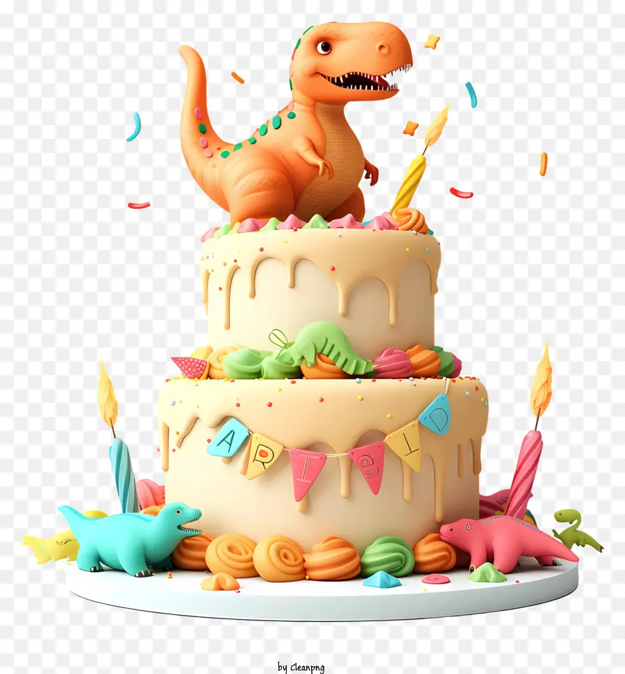 Kue Ulang Tahun Dinosaurus，Kue Ulang Tahun PNG