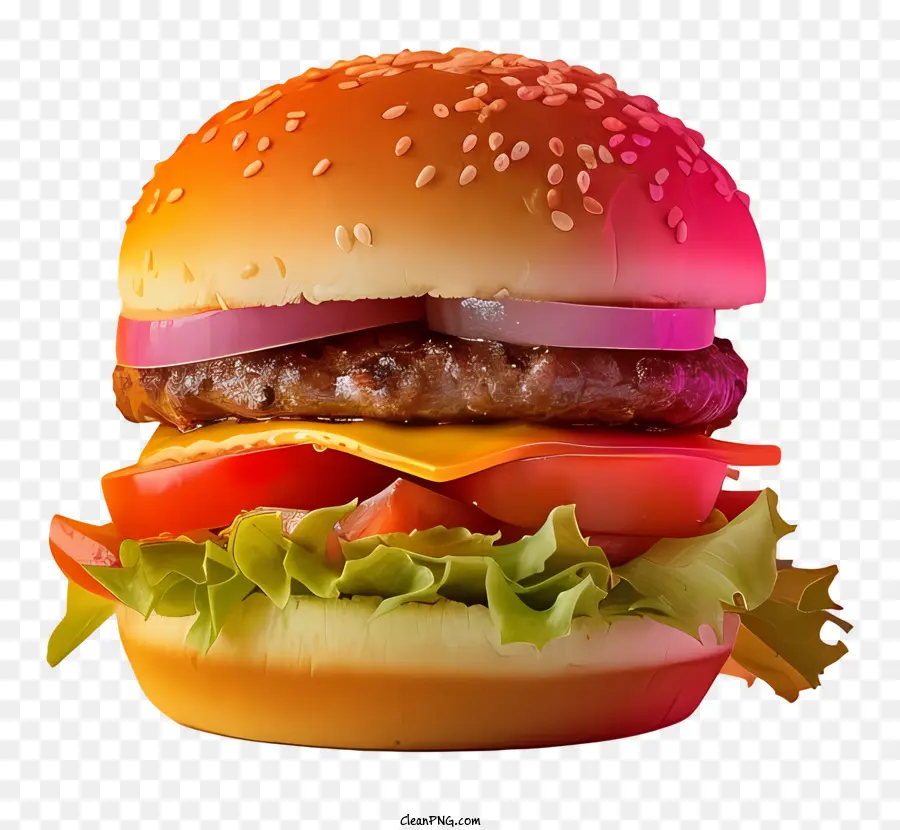 Hamburger，Burgernya PNG