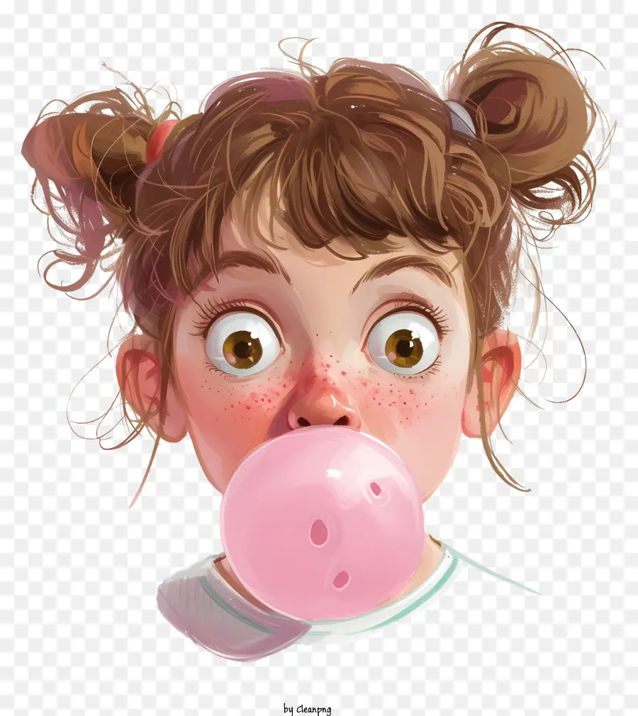 Bubble Gum Day，Gadis Muda PNG