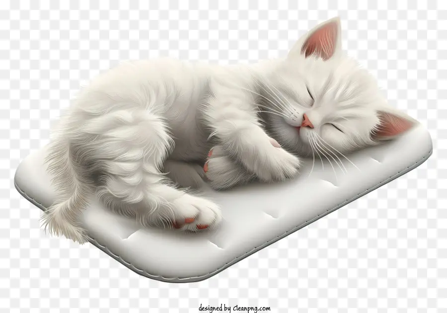 Tidur Siang Hari，Kucing Putih PNG