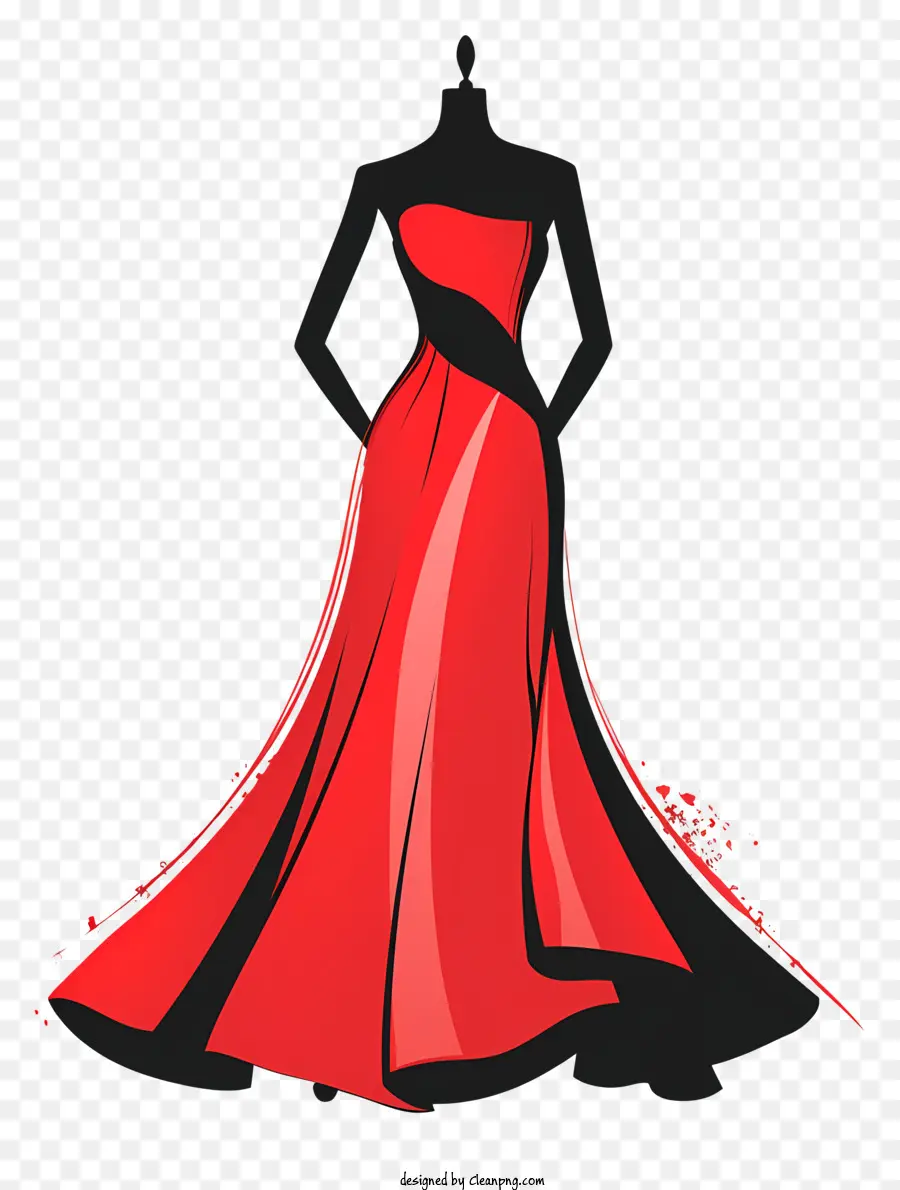 Hari Berpakaian，Gaun Merah PNG