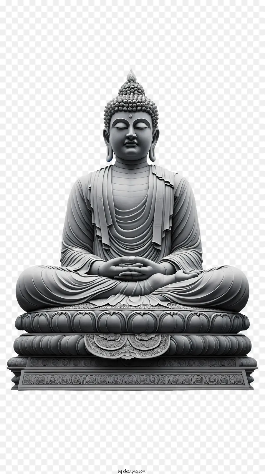 Buddha，Patung Buddha 3d PNG