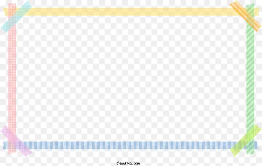 Bingkai Selotip，Bingkai Berwarna Warni PNG