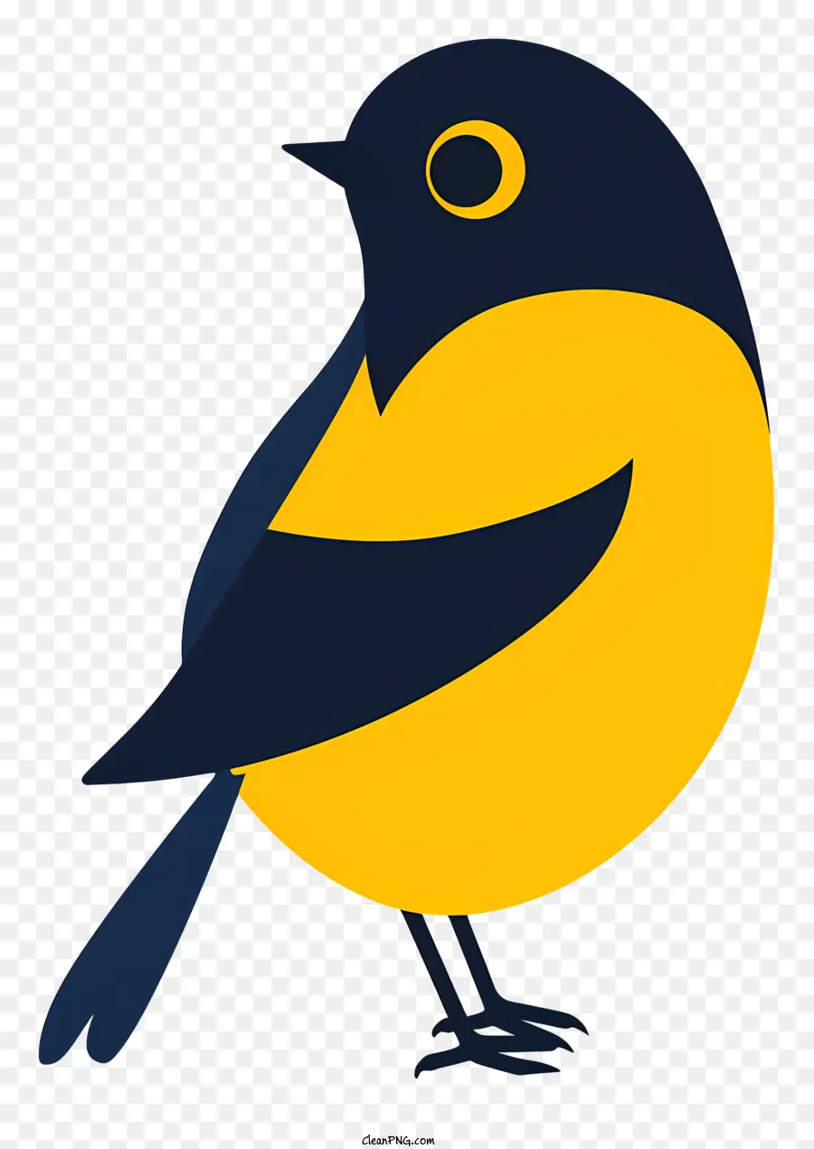 Kartun Burung，Burung Kuning Kecil PNG