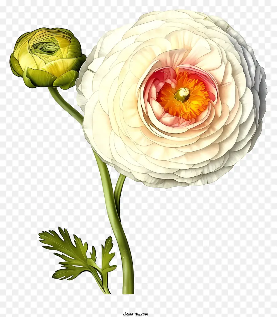 Bunga Ranunculus，Bunga PNG