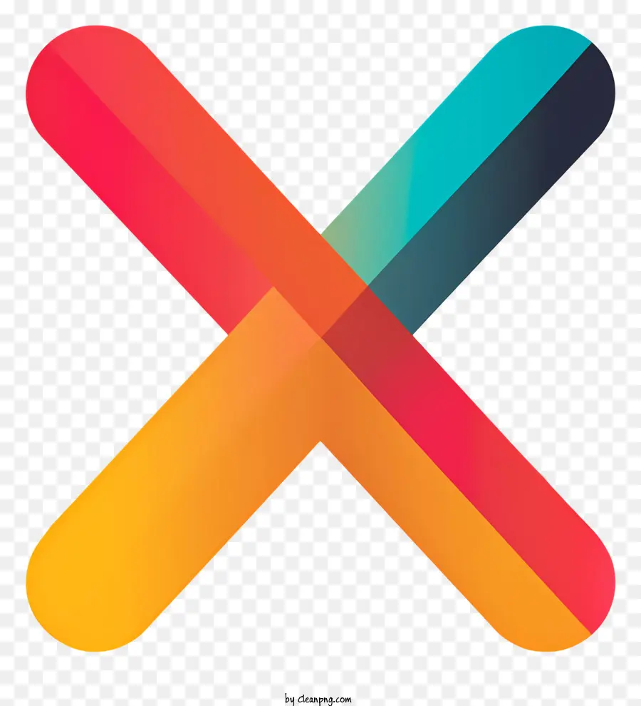 Simbol X，Desain Logo PNG