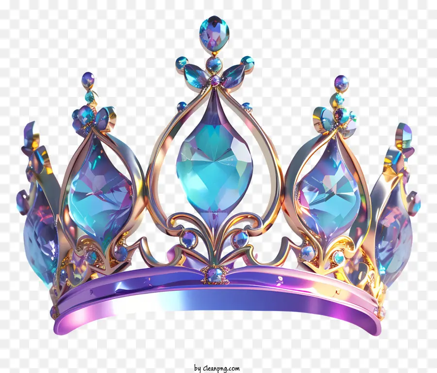 Mahkota，Crystal Crown PNG