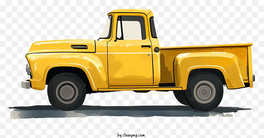 Truk Pickup，Kuning PNG