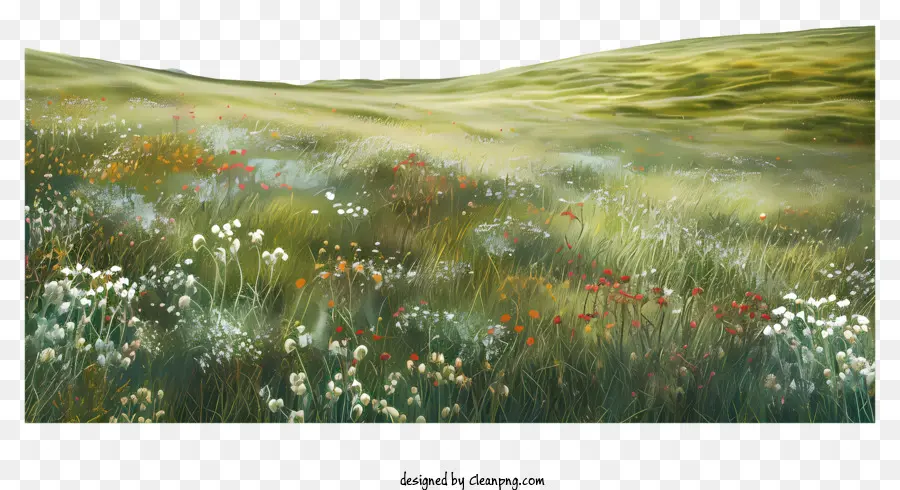 Padang Rumput，Lukisan PNG
