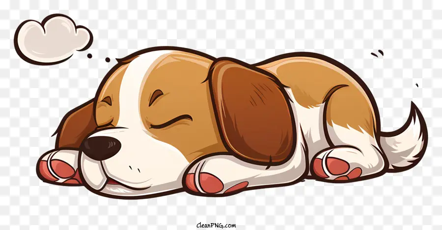 Hari Tidur Dunia，Kartun Anjing PNG