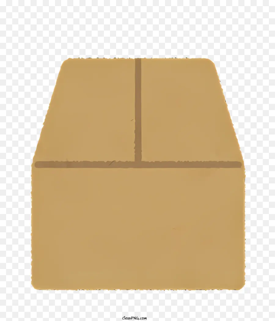 Kotak，Kotak Kardus Coklat PNG