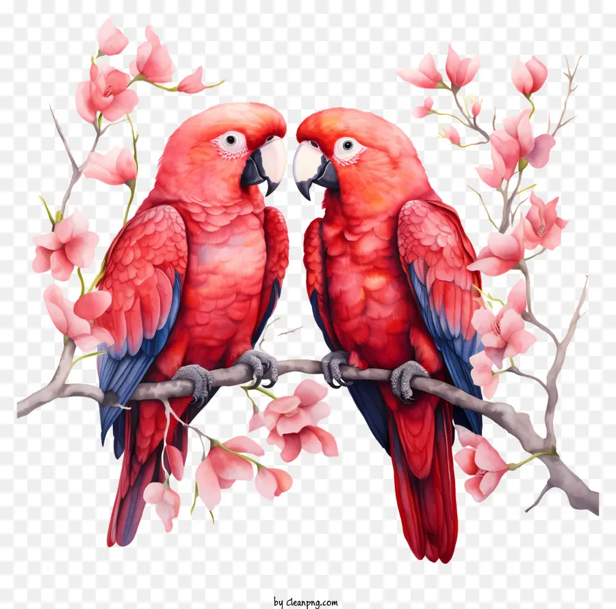 Burung Beo Valentine，Dua Burung Beo PNG