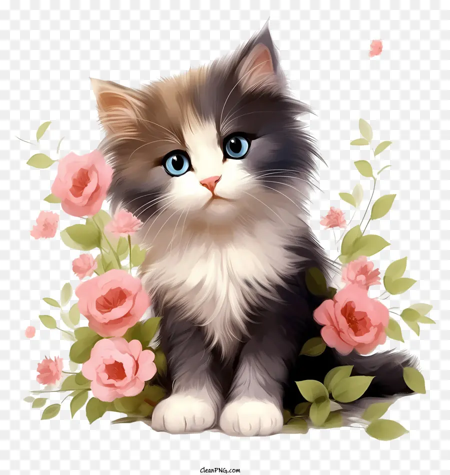 Kucing Valentine，Anak Kucing PNG