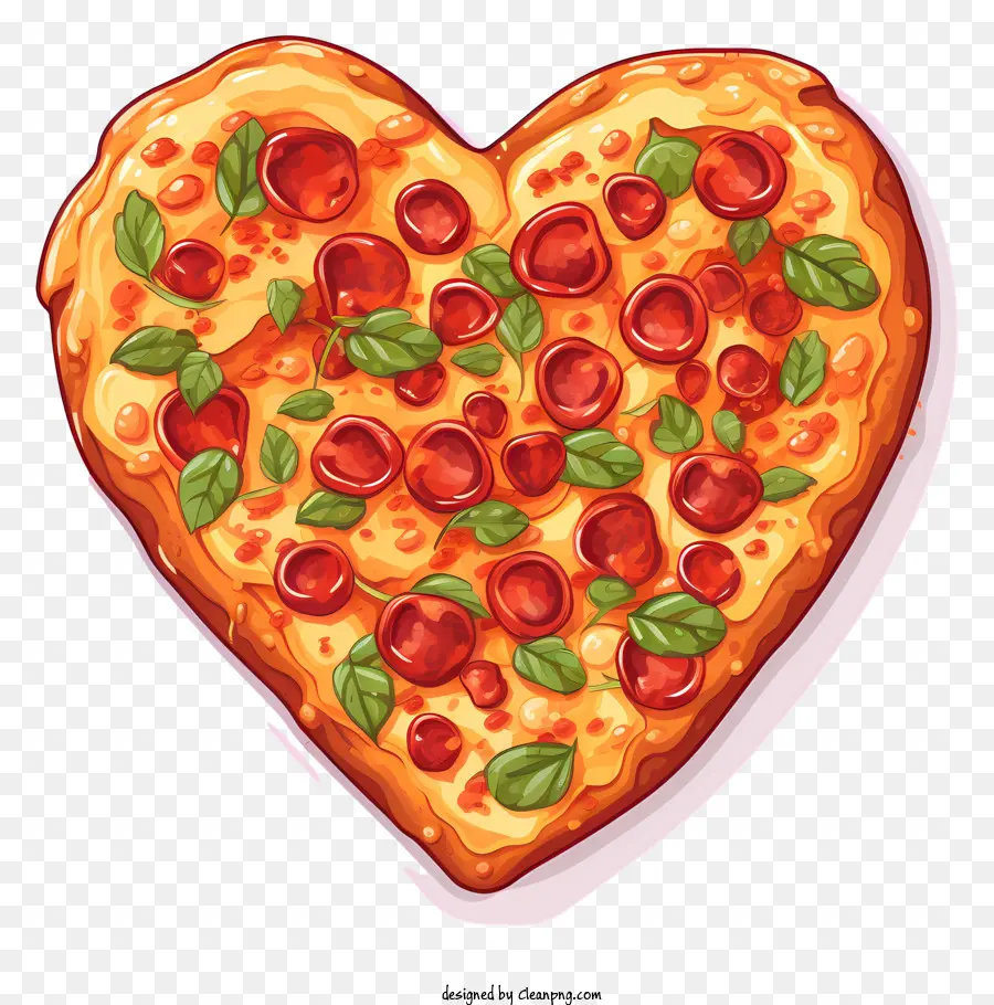 Pizza Valentine，Pizza Berbentuk Hati PNG