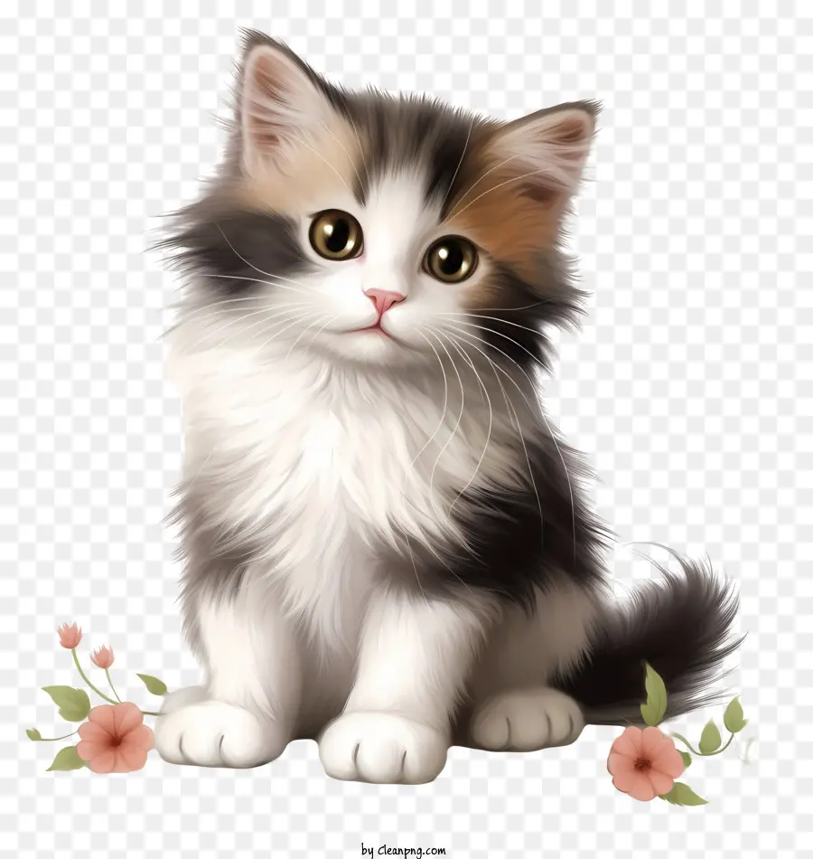 Kucing Valentine，Anak Kucing Lucu PNG