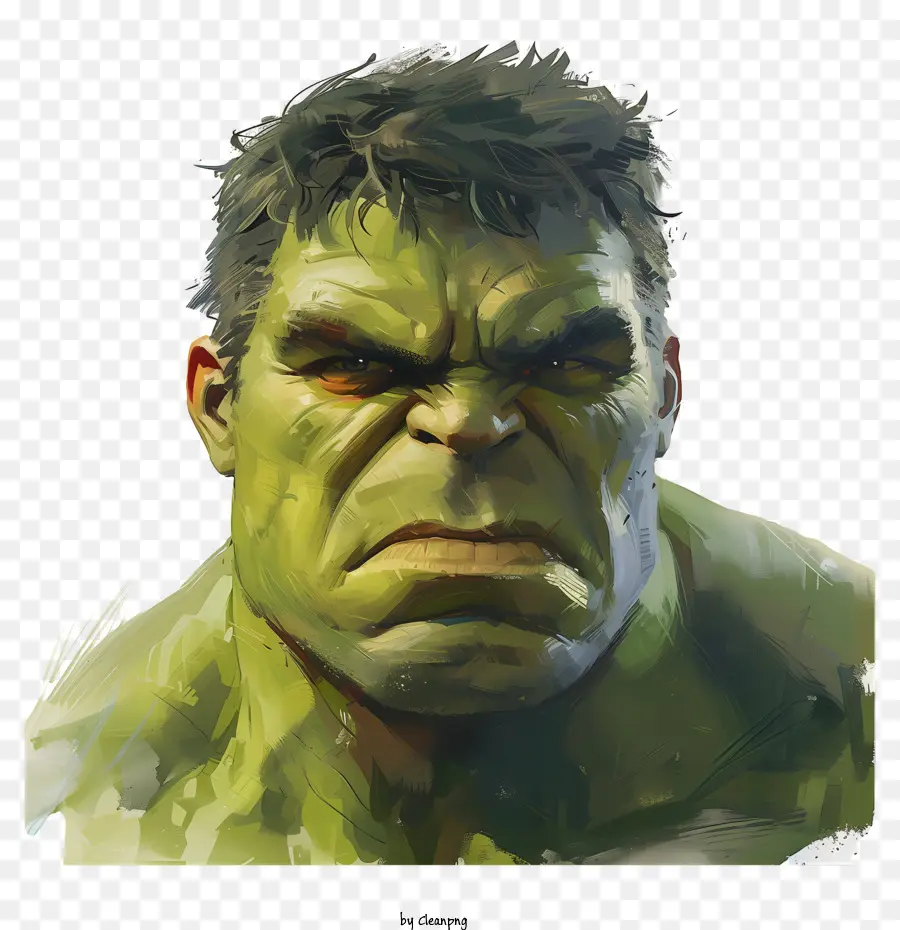 Hulk，Lukisan Digital PNG