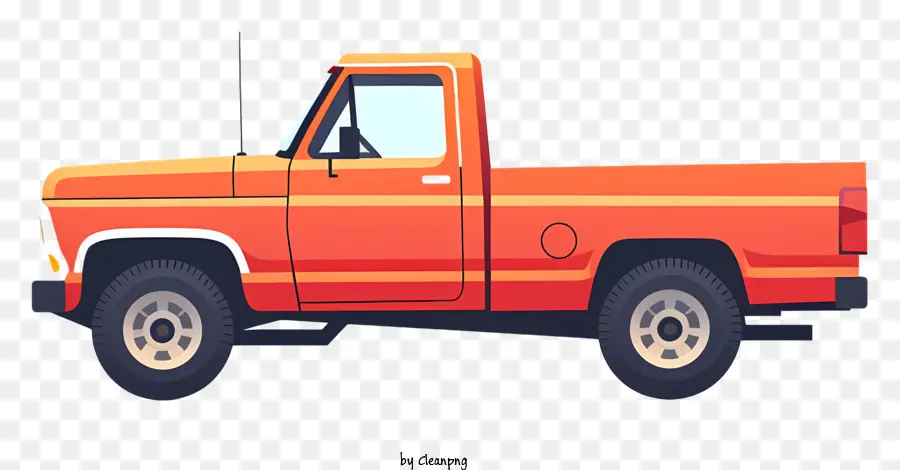 Truk Pickup，Truk Pickup Oranye PNG