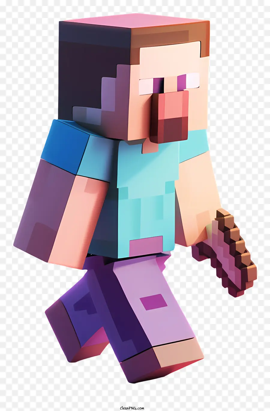 Steve Minecraft，Karakter Minecraft PNG