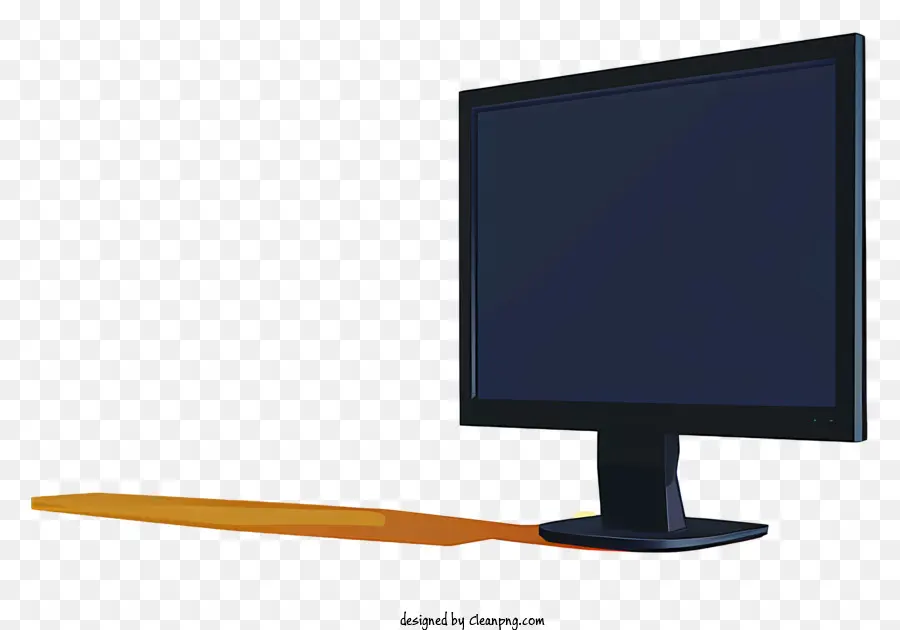 Monitor Komputer，Permukaan Hitam PNG