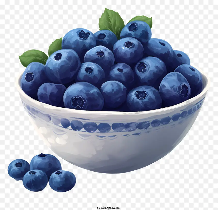 Blueberry，Buah Beri Segar PNG
