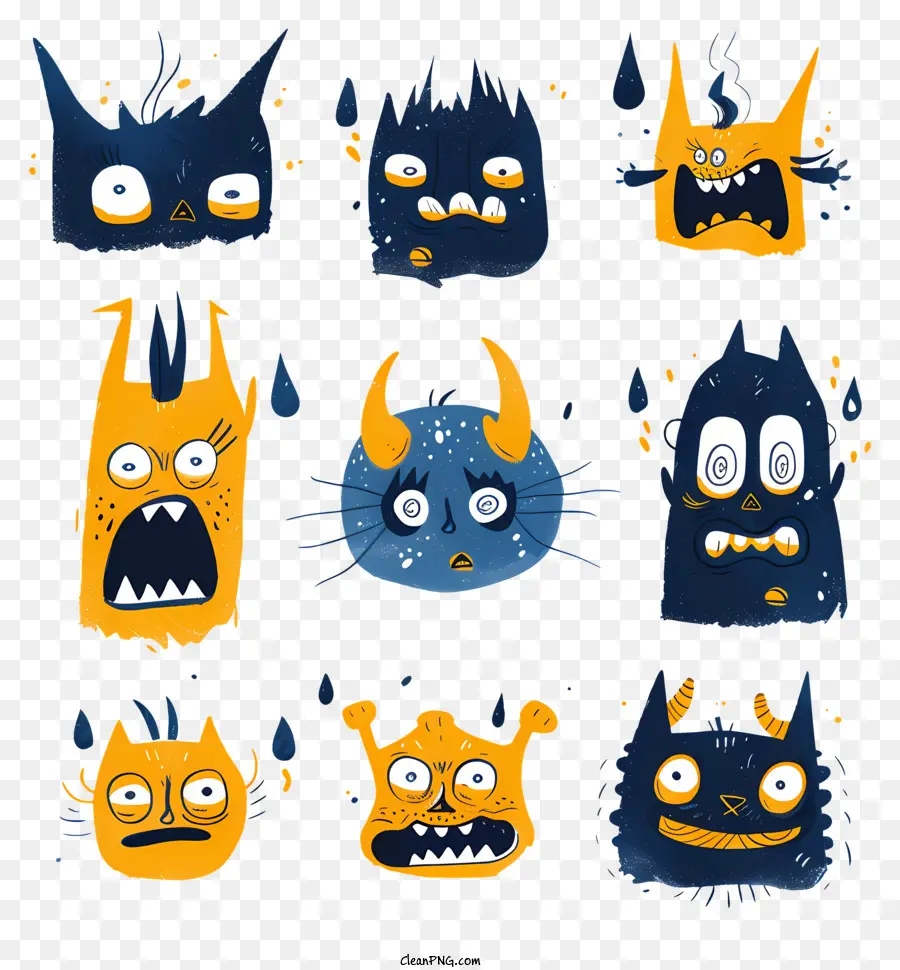Emotes，Wajah Monster PNG