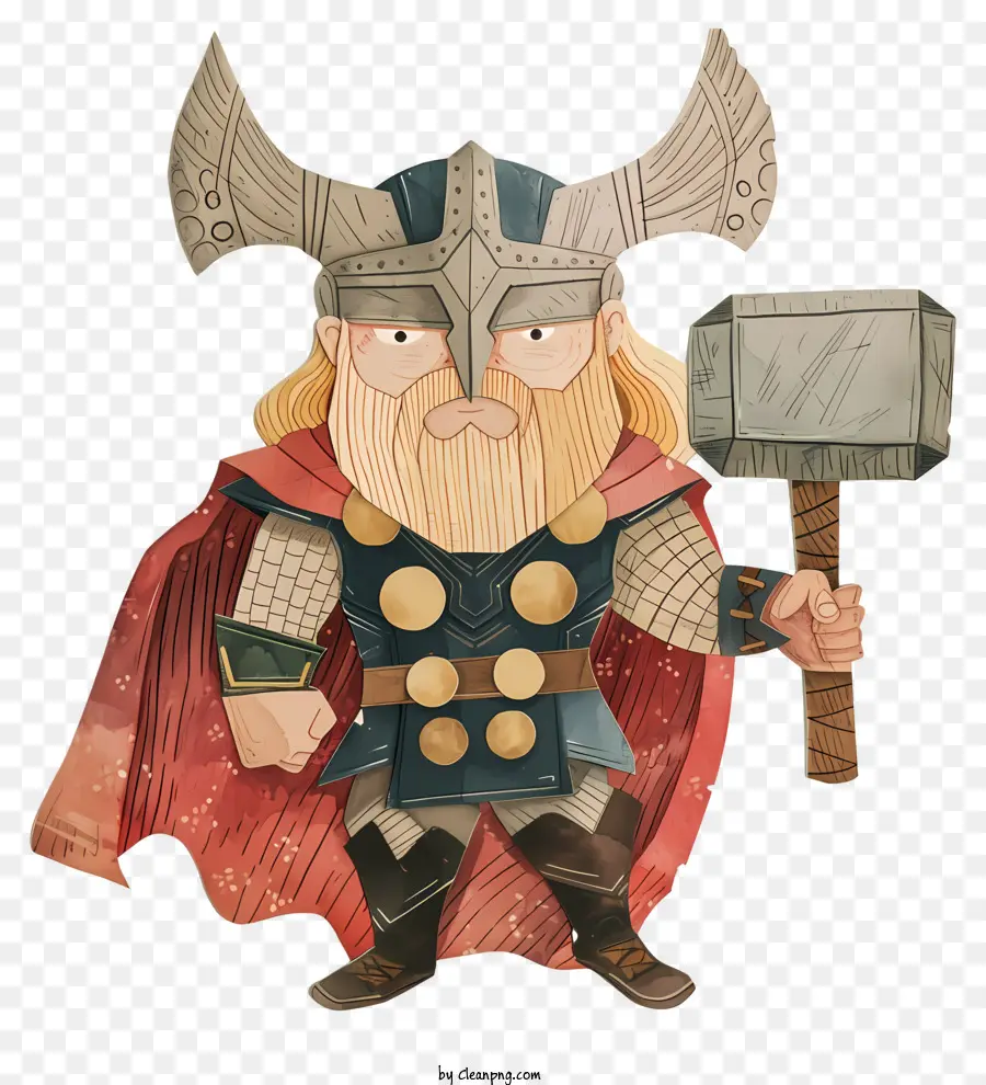 Thor Yang Lucu，Viking PNG