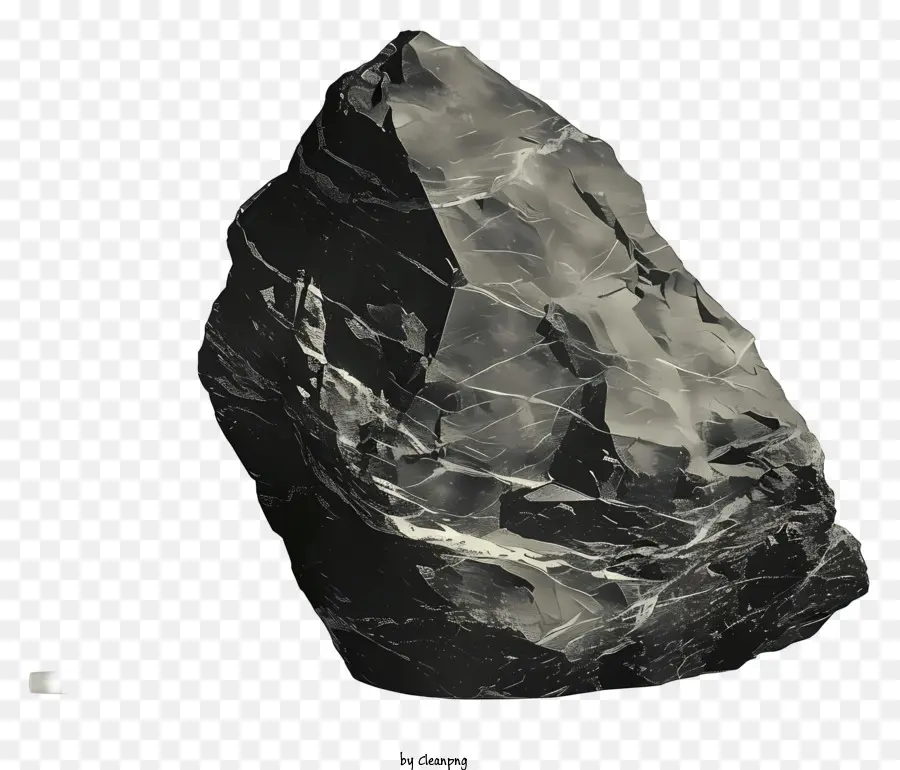 Batu，Hitam Dan Putih PNG