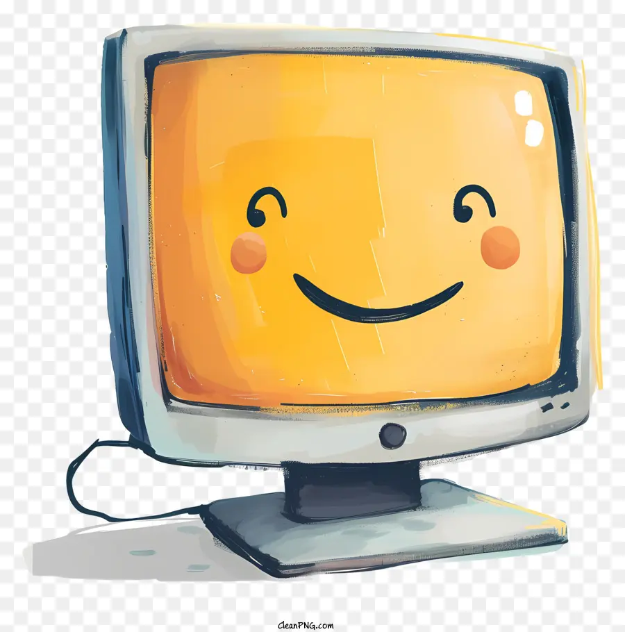 Monitor Komputer，Teks PNG