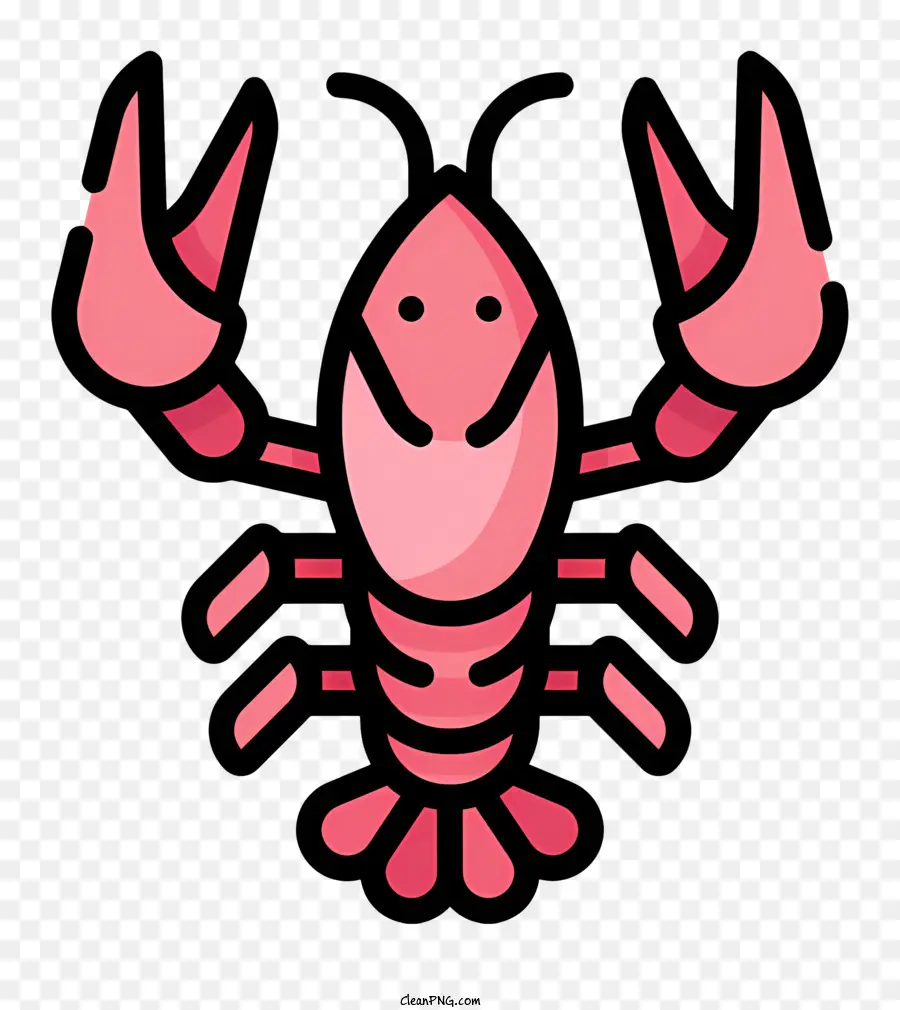 Ikon Crawfish，Lobster Kartun PNG