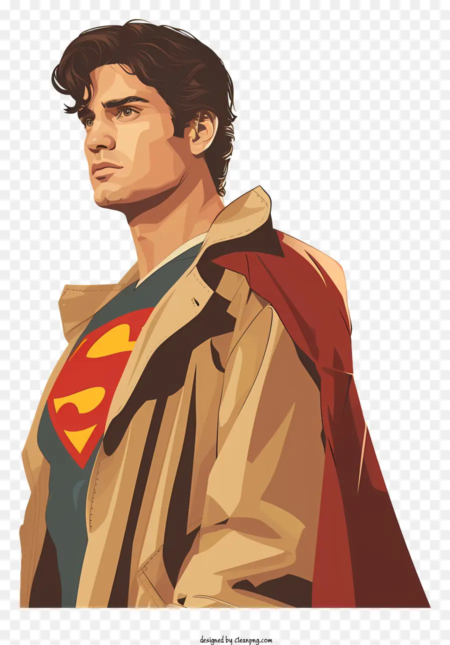 Superman，Hitam Dan Putih Gambar PNG