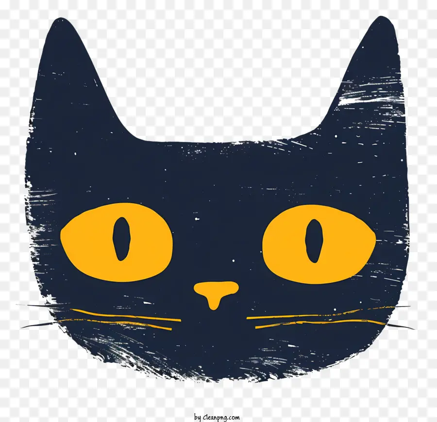 Seni Lucu，Kucing Hitam PNG