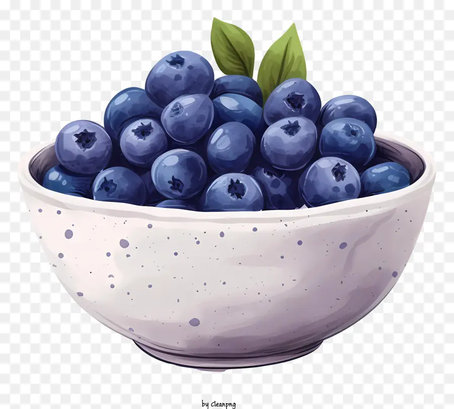 Blueberry，Mangkuk PNG