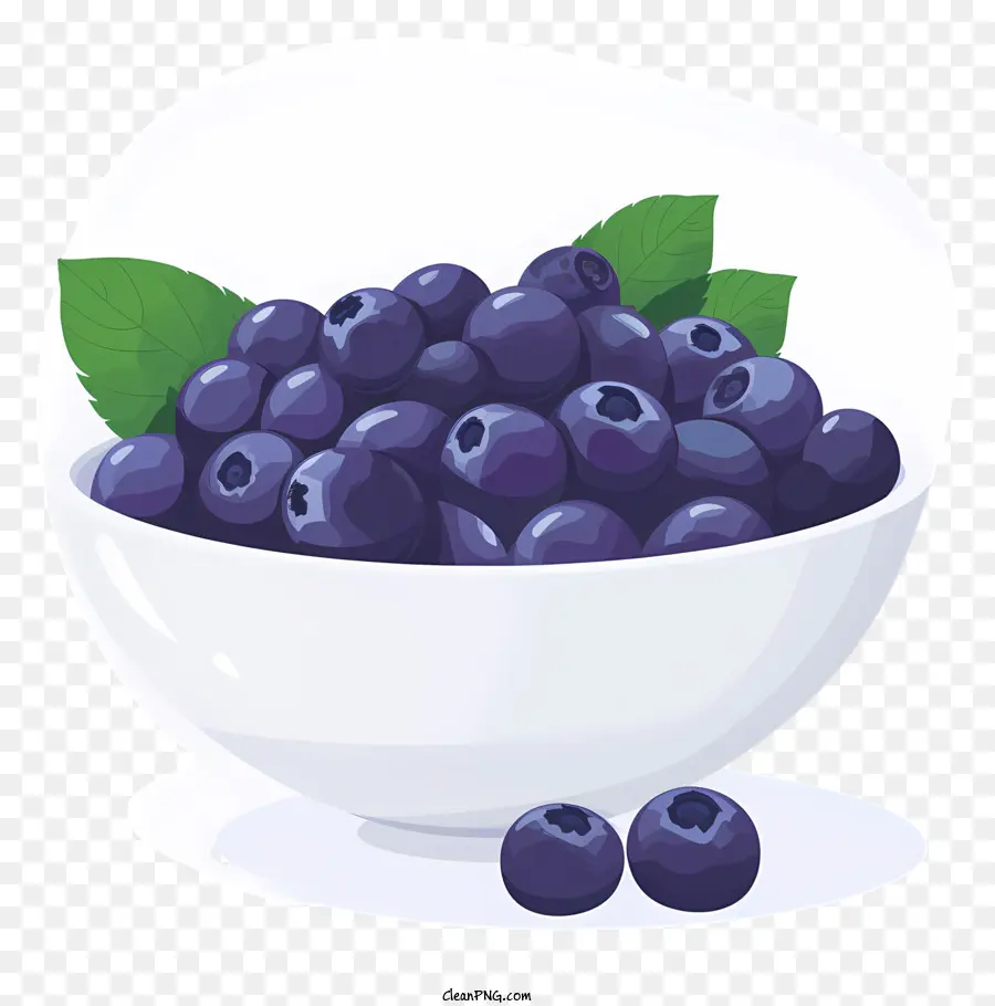 Blueberry，Mangkuk PNG